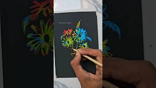 Magical drawing book ? flowers :tutorial shorts