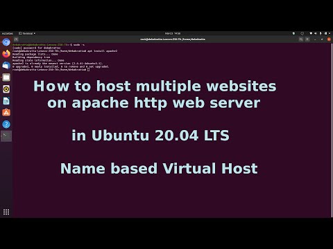 Video: Kā instalēt vairākus Apache operētājsistēmā Linux?