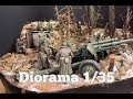 How to make a diorama in 1/35. Using Dragon 6499 105mm Howitzer M2A1. www.diowork.se
