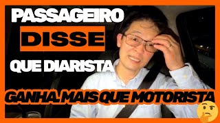 MOVIMENTO DE SEXTA NO UBER BLACK (Passageiro diz que Diarista Ganha mais que Motorista...)