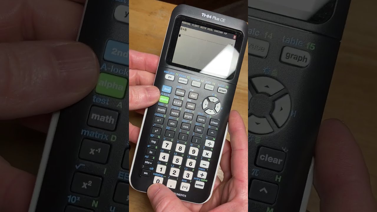 Best Graphing Calculator for Calculus Classes - TI-84 Plus CE #math #mathematics #maths