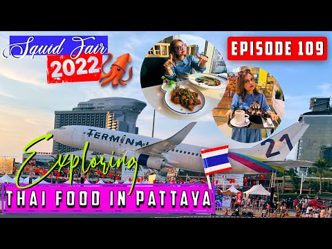 Tried Thai food in Terminal 21 Pattaya Food Court - Squid Fair 2022 Thai Street food in Thailand
