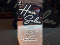 Neon Hair Salon Signage | Stylish LED Acrylic Lightbox Installation by SmartBanner #neonsign