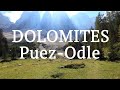 4K | Dolomites | Parco Naturale Puez-Odle | Trekking in Dolomites