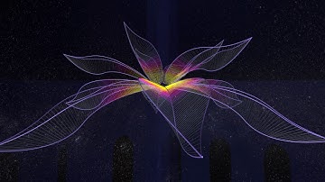 String Art  Space Concept  Kwiat