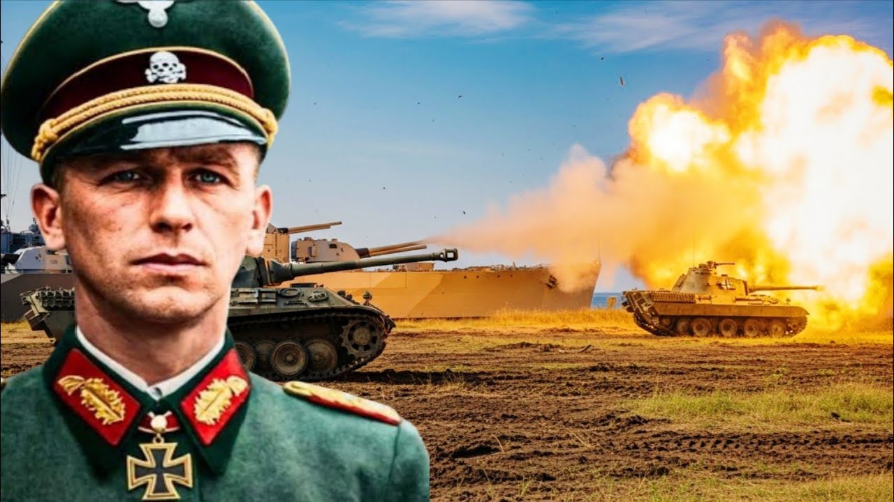 У немецкого генерала было 60 секунд, чтобы понять, почему его 45-тонный «Пантера» летит //Вторая ...