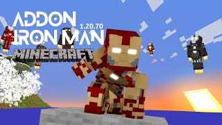 Minecraft soces new ADDON iron man terbaru