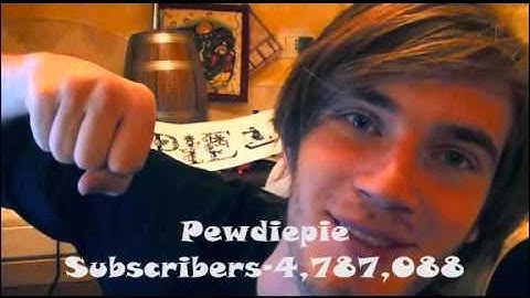 Top 10 Most Subscribed On Youtube-February 2013