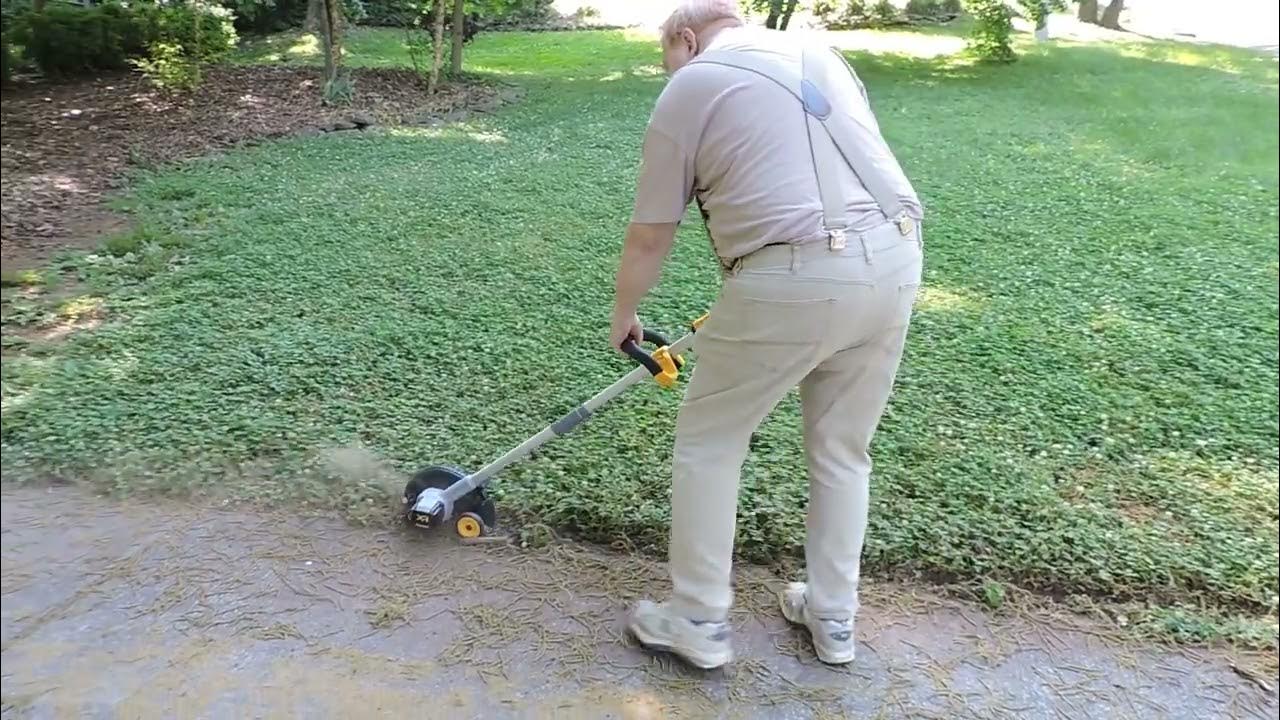 Dewalt 20 Volt Cordless Electric Edger YouTube