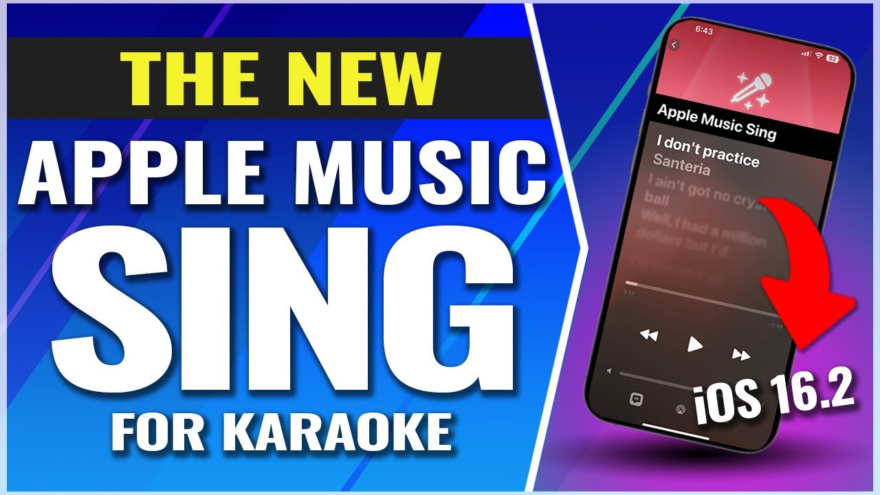 See lyrics and sing in Apple Music on your iPhone or iPad – Apple