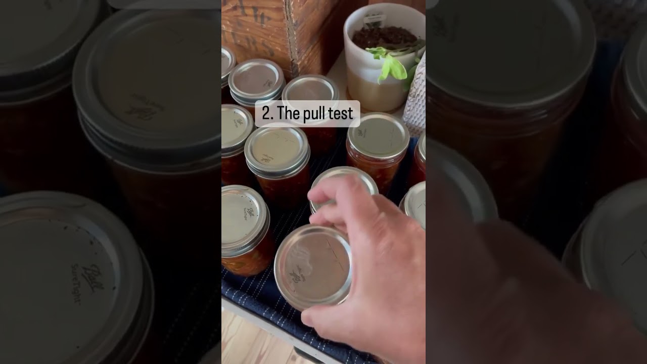 How to test canning seals. 💃 