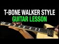 T-Bone Walker Lesson