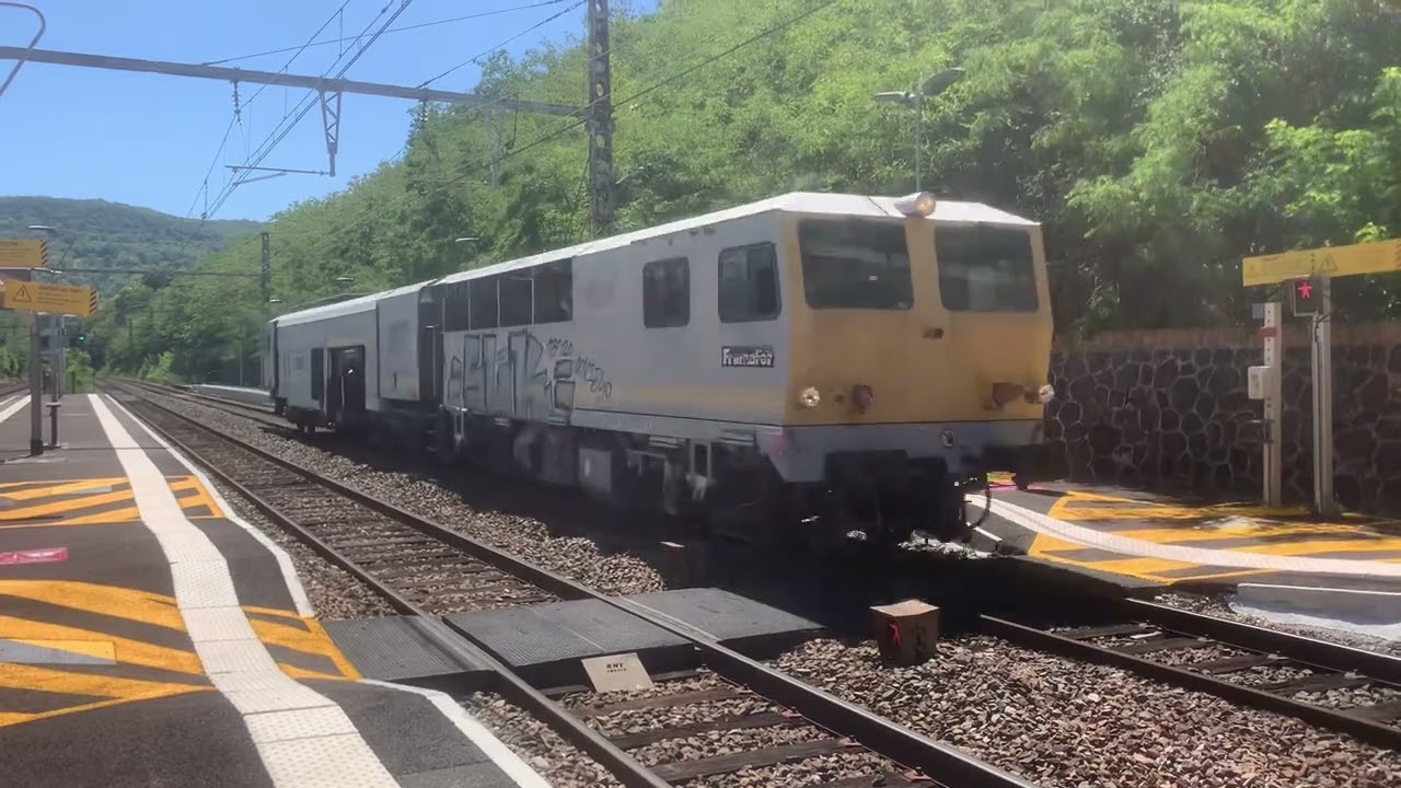 Fret TM ter TGV HLP  corail bb 7200 OUIGO regiolis diffus une journée de fous à Lyon couzon 2023