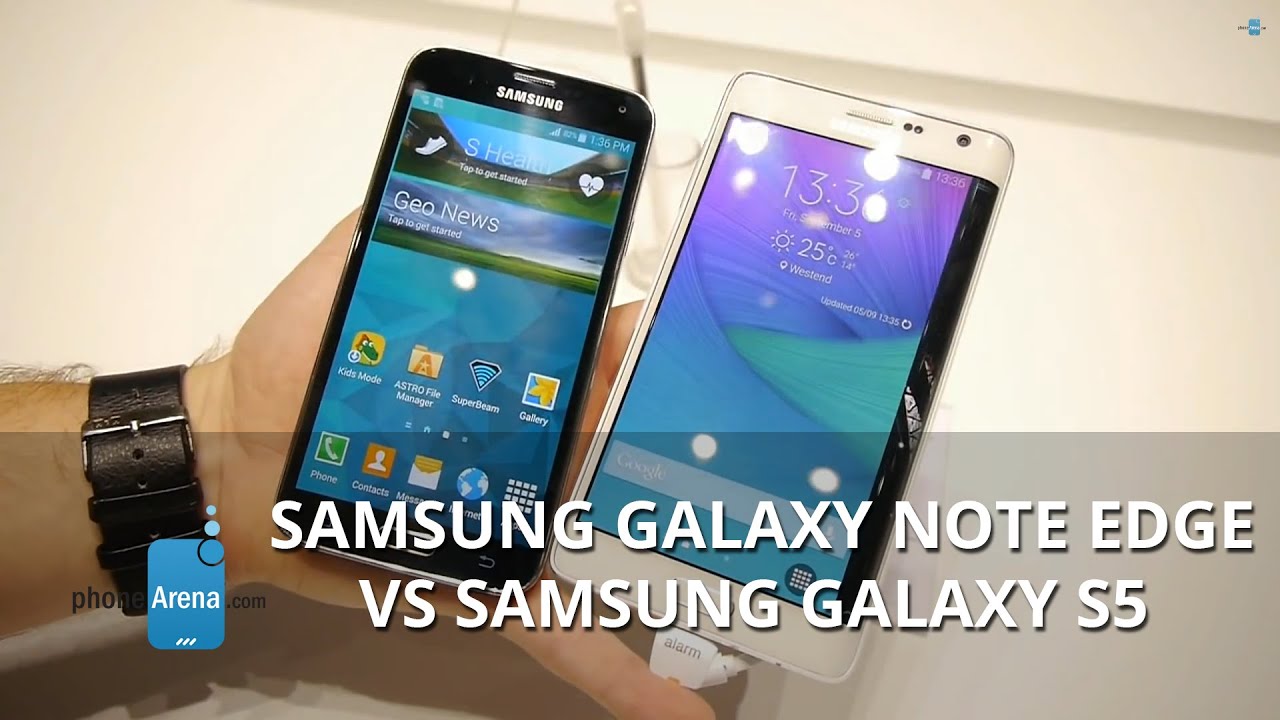 Samsung Galaxy Note Edge vs Samsung Galaxy S5