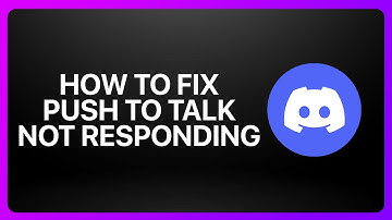 How To Fix Push To Talk Not Responding In Discord 2025! Tutorial