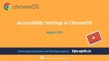 Accessibility Settings in ChromeOS