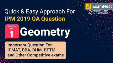 IPM 2019 QA Question Solution By Ajay Sharma | Question - 1 Geometry