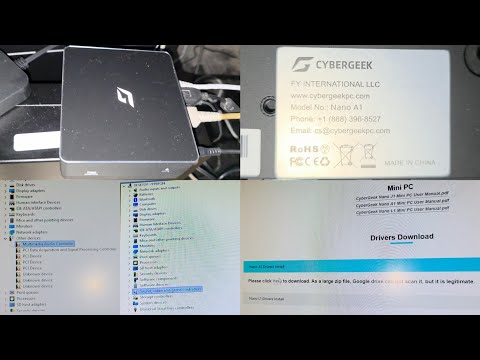 CyberGeek Nano A1 Mini PC Missing Drivers Driver Installation