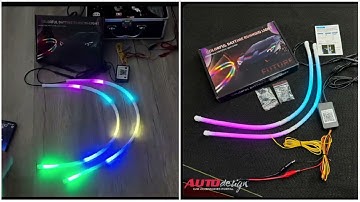 Lampu LED DRL Alis WRGB Premium — Bluetooth Control | Aksesoris Mobil