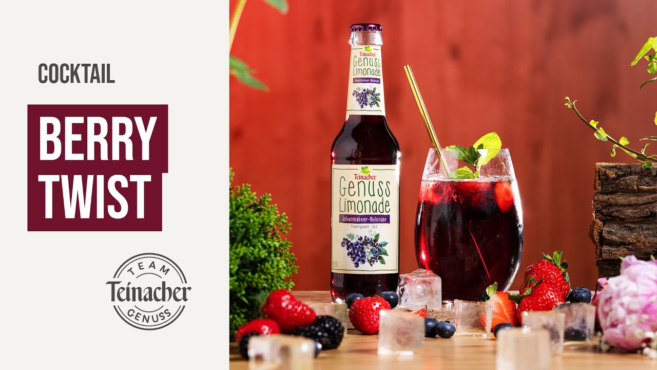 Teinacher Genuss-Cocktail: Berry Twist 🍓🫐