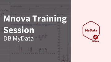 Mnova Training Session - DB MyData