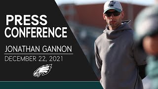 Jonathan Gannon Discusses Defense's Performance vs. Washington & More | Eagles Press Conference