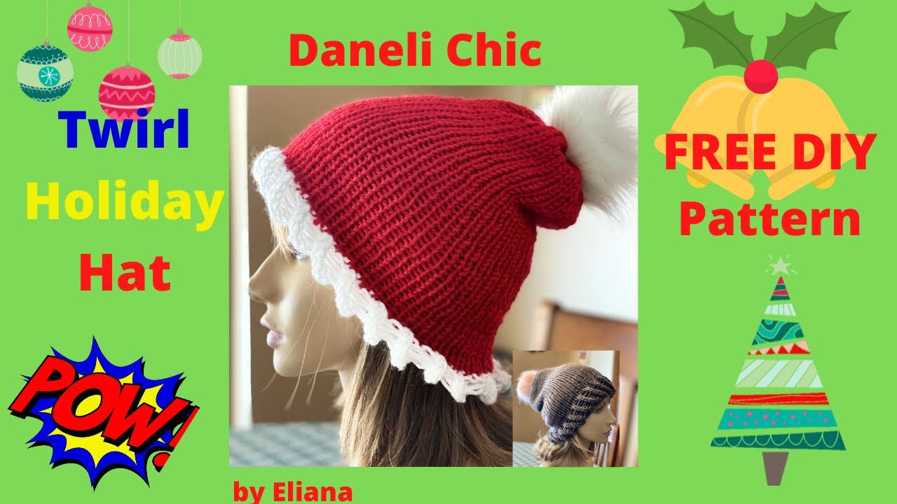 Twirl Hat // FREE DIY Pattern // ADDI Sentro Circular Knitting Machine