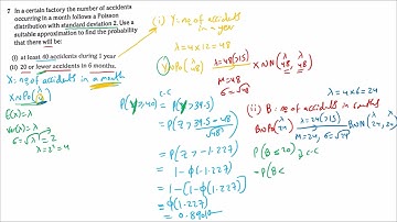 Grade 13 [S2]: The Poisson Distribution (part 4: worksheet) - video 2
