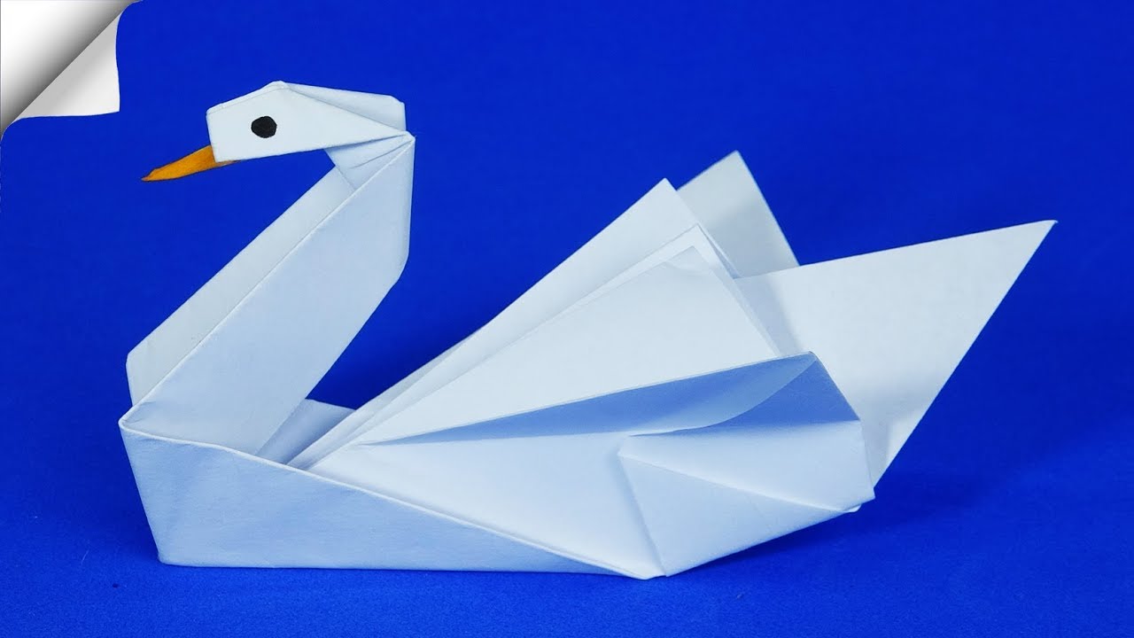 to make a paper swan