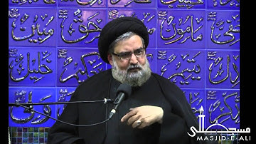 Lecture 6 - Patience And Forbearance In Family Life - Moulana Mohammed Rizvi - Muharram 1434