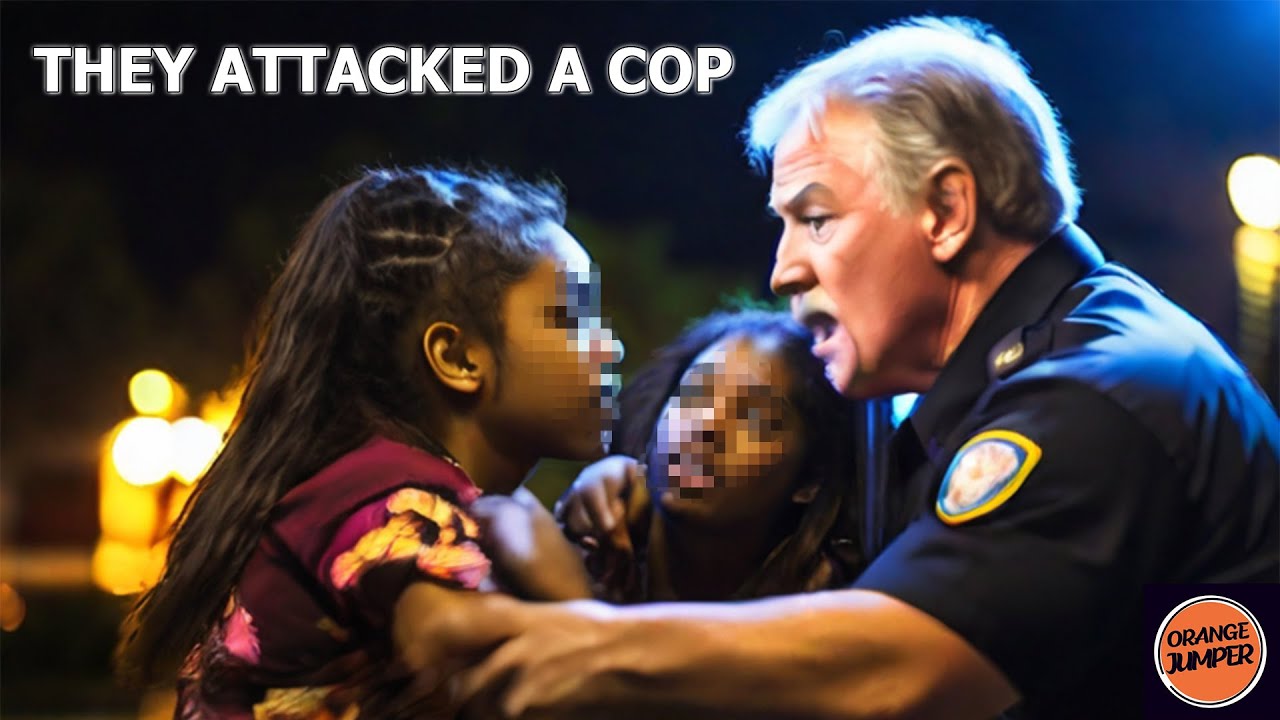 Teens Attack Police Officer Caught On Bodycam
