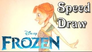 Frozen - Anna Coronation - FanArt - Speed Draw