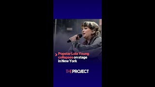 Popstar Lola Young collapses on stage in New York