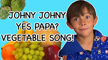 Johny Johny Yes Papa Vegetables Song | Songs about healthy eating and vegetables | Baby Songs