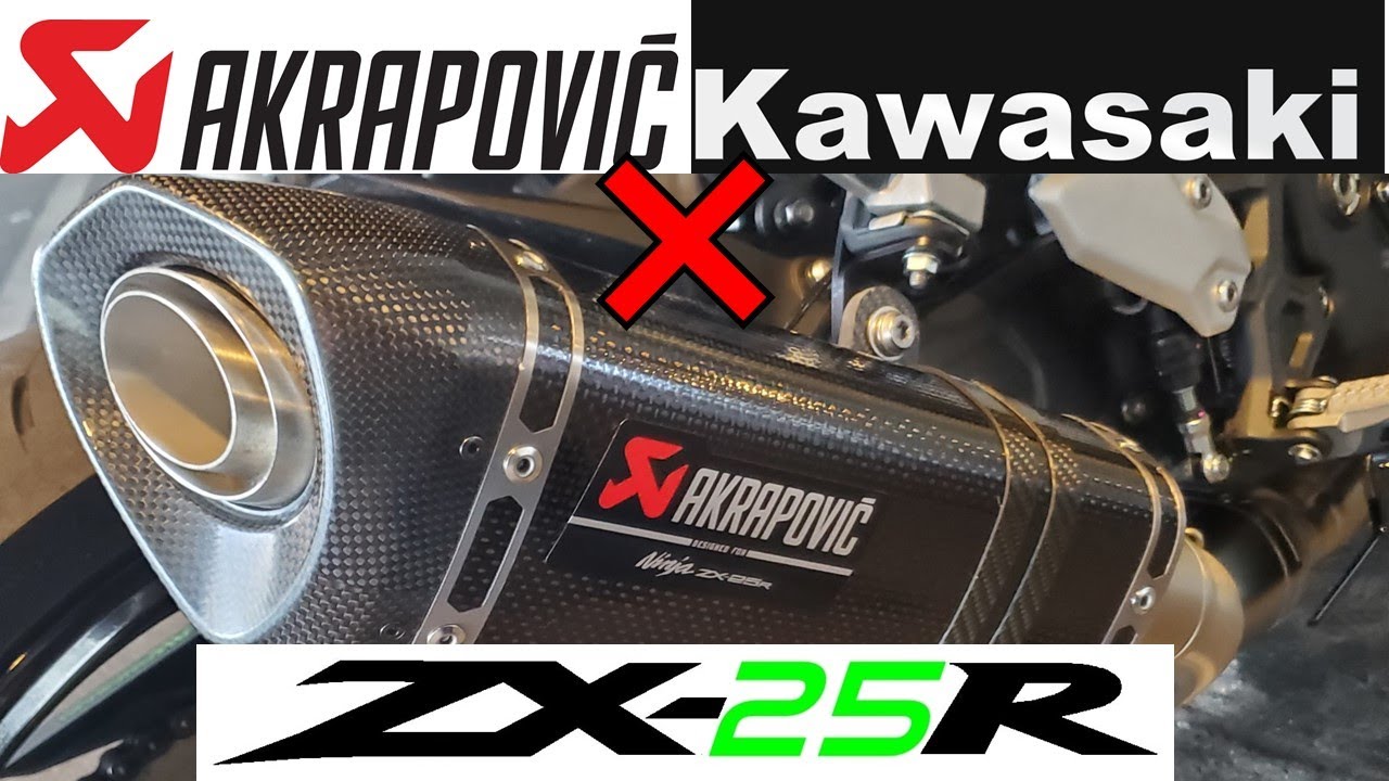 ZX25R マフラー AKRAPOVIĆ