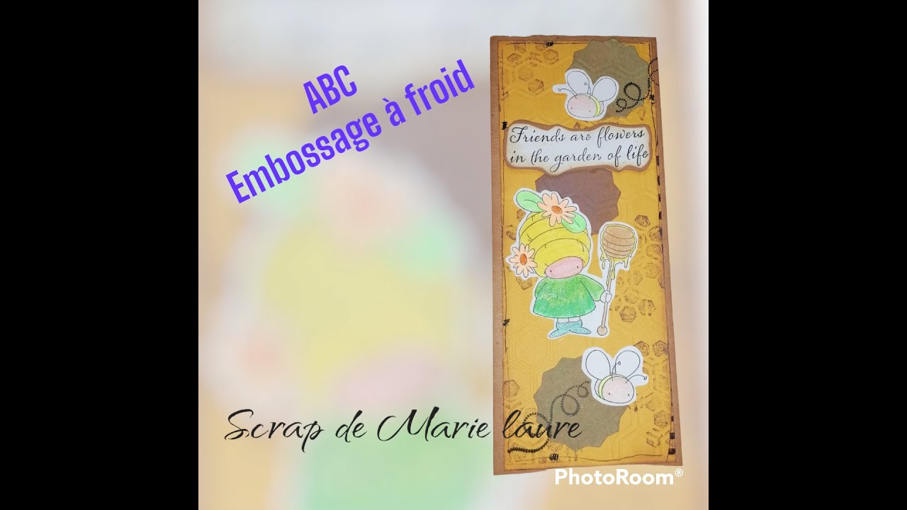 Tu sais emboser à froid sur une ABC?#scrapbooking - YouTube