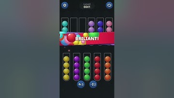 Ball Sort by Infinite Joy: Levels 6640, 6641, 6642