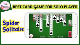 Best Card Game for solo | android Game | how to play spider solitaire in mobile @TheGamesUnboxing screenshot 3
