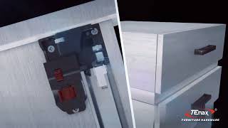 TEMAX 3D Adjustment Concealed Slides Full Extension Soft Close Under Mount slide screenshot 5