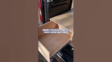 Custom boot jump for a Peugeot Partner micro camper #tinycamper #vanlifebuild #howtovancamp
