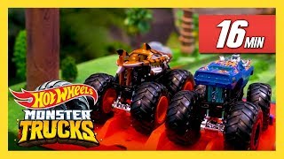 ЛУЧШИЕ испытания Monster Trucks! | Monster Trucks | @HotWheelsRussia 3+