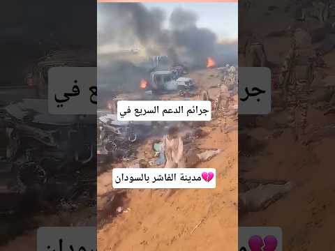 جرائم الدعم السريع في السودان من اكثر المقاطع المحزنة في الفاشر شمال دارفور ابلور