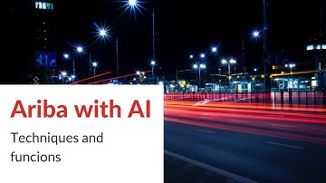 Artificial Intelligence in SAP Ariba