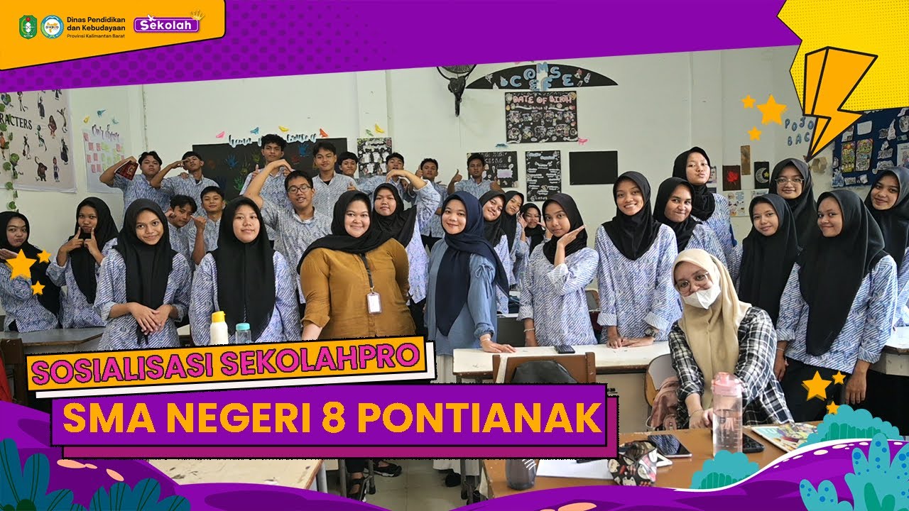 Sosialisasi SekolahPro Di SMA Negeri 8 Pontianak