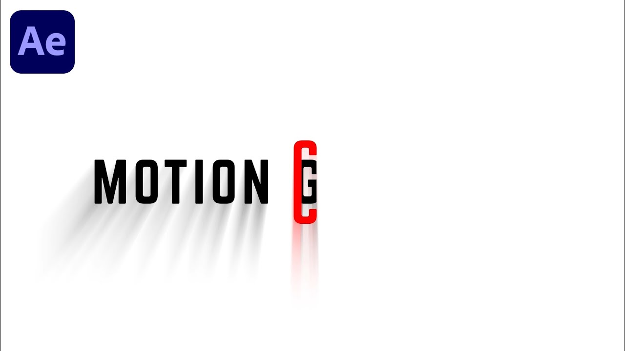 Minimal Shape Text Animation in After Effects - After Effects Tutorial ...