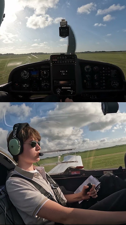 17-Year-Old Scary Takeoff! #viral  #aviation #studentpilot