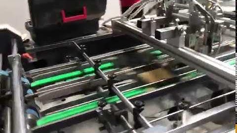 High Speed Automatic Hamburger Box Making Machine for Fast Food Paper Packaging In Spain