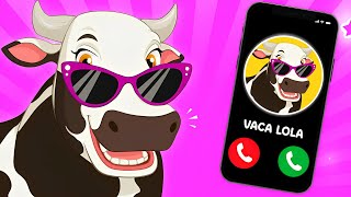 📞Call from the Purple Cow🐮💛From the Farm🚜|Sing & Dance with the Cow😍Cow Video Call #Call screenshot 3