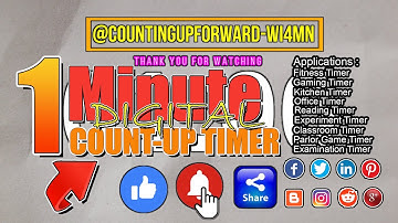 1 Minute Digital Count up Timer 27