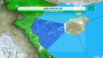 Thời tiết biển 08/09/2019:  Vịnh Bắc Bộ và khu vực bắc biển Đông có mưa rào và dông rải rác | VTC14